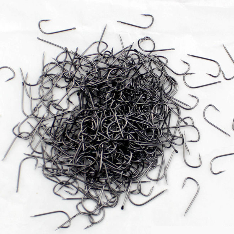 Fishing Hook Offset - 100pcs Small Fishing Hook 1#-10# Barbed