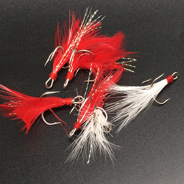 Fishing Treble Hook Lure Red W – обзор и цена Fishing Hook Weedless