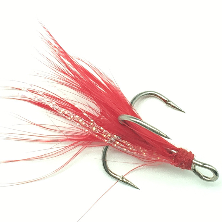 Fishing Treble Hook Lure Red W – обзор и цена Fishing Hook Weedless