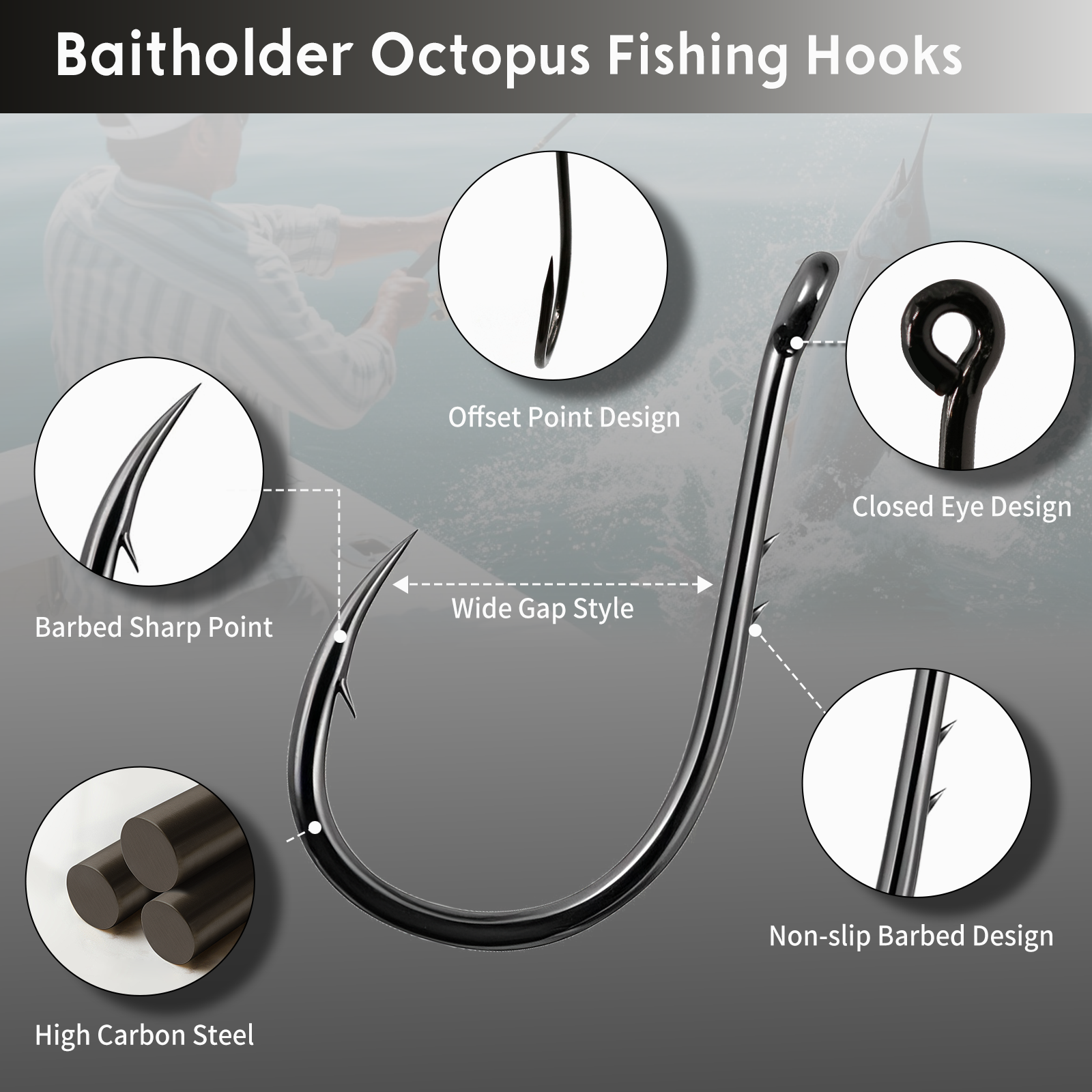 FishTrip Fishing Hook Octopus  – обзор и цена Fishing Hook Circle