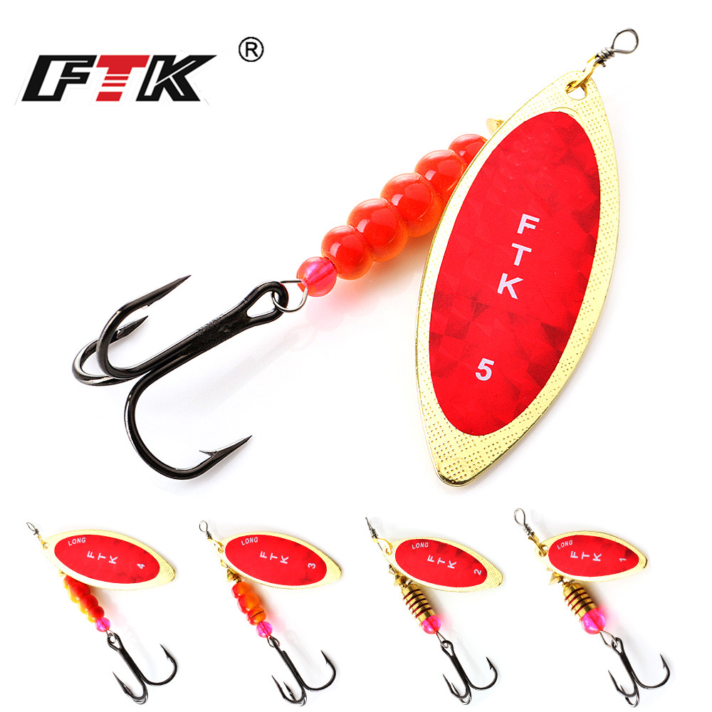 FTK Spinner Bait 4G/7G/12G/18G – обзор и цена Fishing Hook Treble