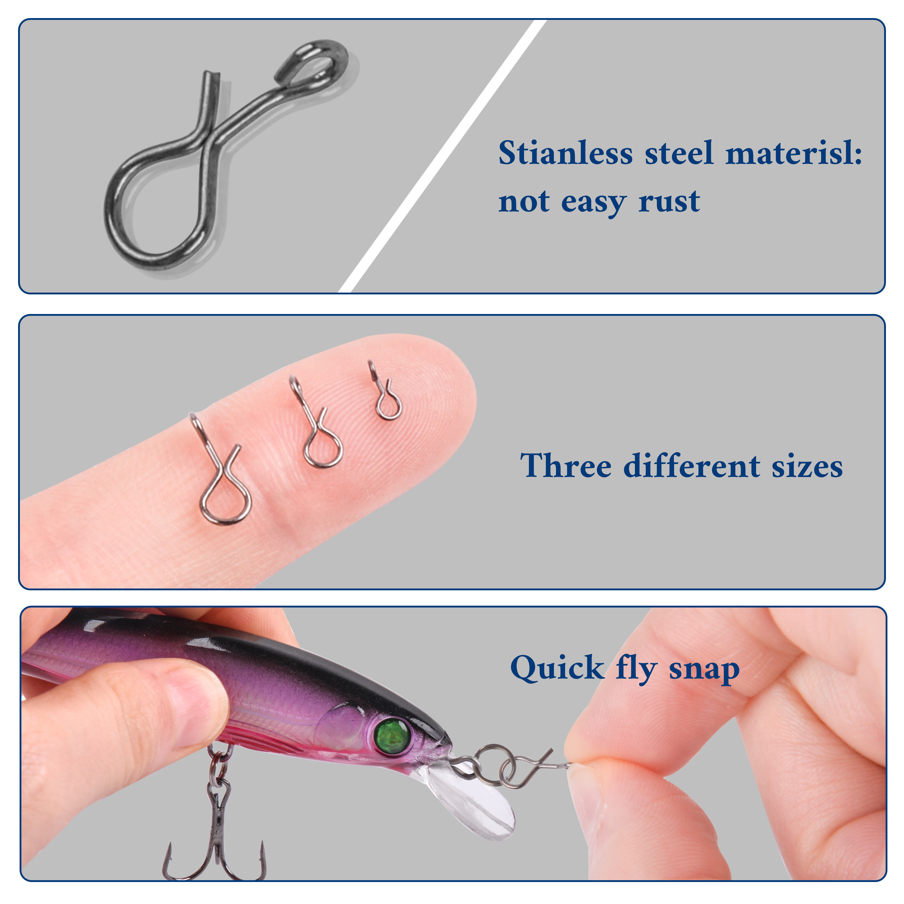 300pcs/box Saltwater Quick Cha – обзор и цена Fishing Hook Box