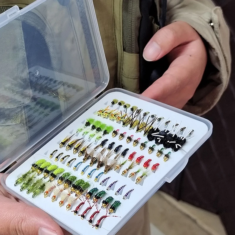 Waterproof Design Fly Hook Box – обзор и цена Fishing Hook Size