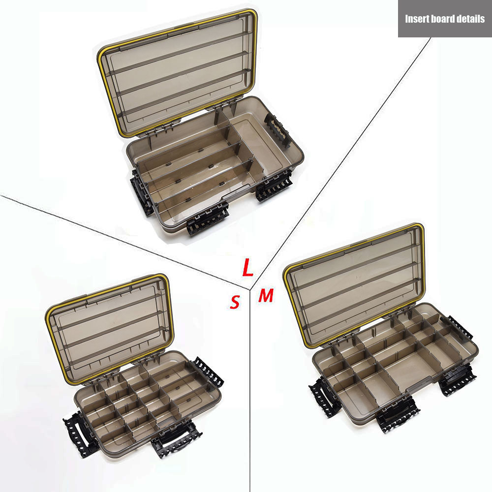Waterproof Fishing Tackle Box  – обзор и цена Fishing Hook Size