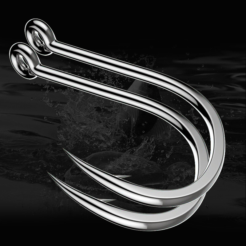 50Pcs Fishing Hooks Barbed Car – обзор и цена Fishing Hook Circle