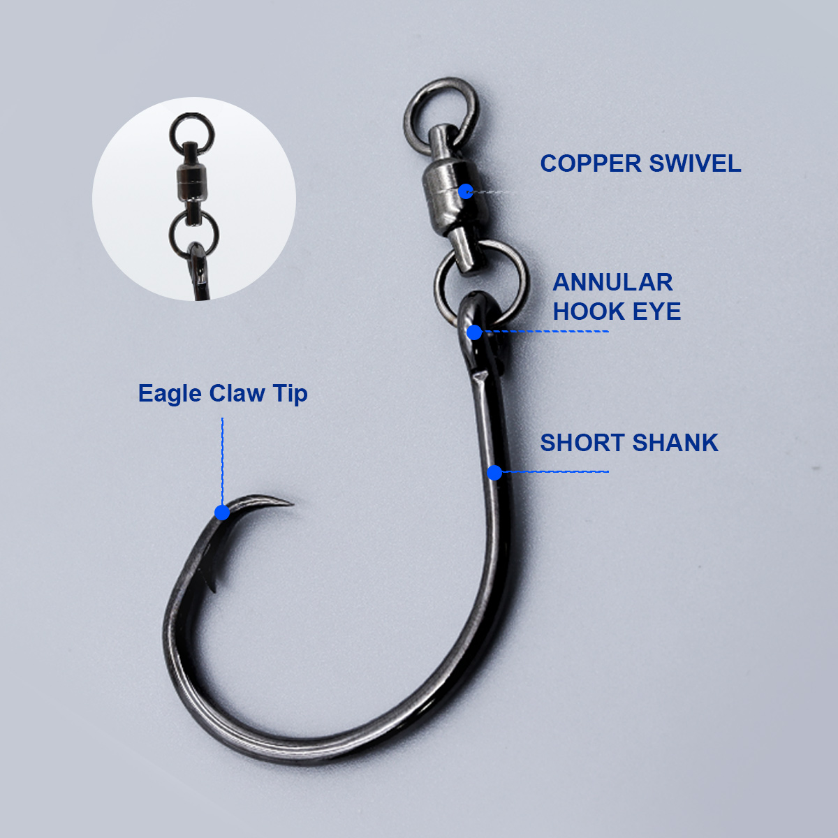 ZYZHE 3/6/9pcs Circle Hooks Wi – обзор и цена Fishing Hook Circle
