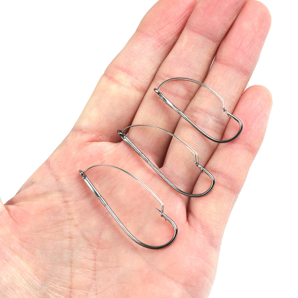 10Pcs/box Fishing Wacky Weedle – обзор и цена Fishing Hook Box