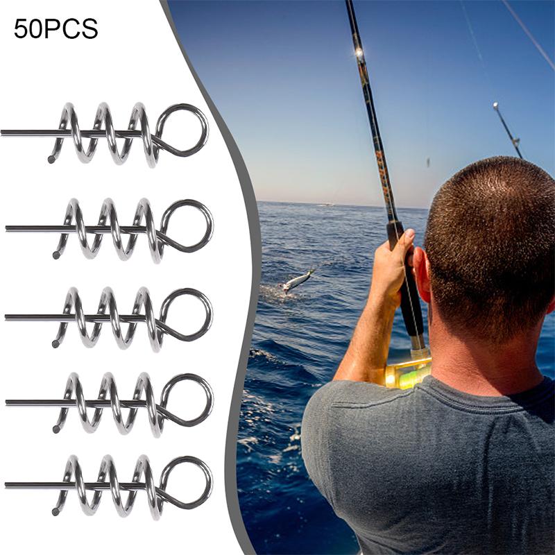50Pcs Stainless Steel Fishing  – обзор и цена Fishing Hook Stainless Steel
