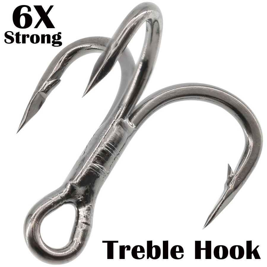Fishing Treble Hook 6X Strong  – обзор и цена Fishing Hook Assortment