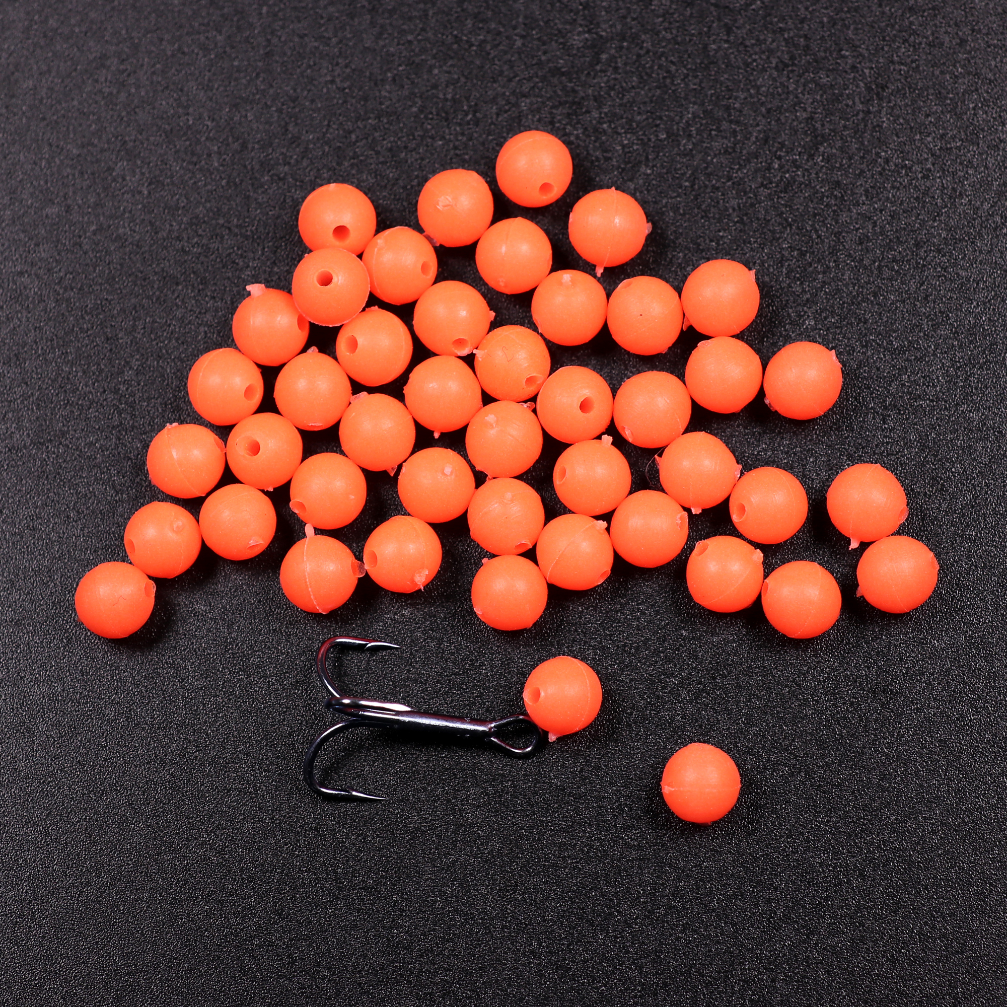 Wifreo 100PCS Oval Soft Ruber  – обзор и цена Fishing Hook Treble